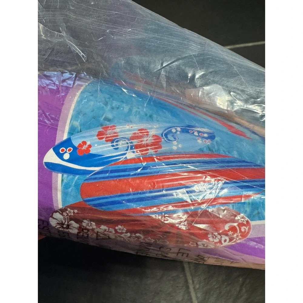 Clearwater Inflatable Surfboard Pool Float Raft 59x19 Blue Red Kmart Y2K Summer
